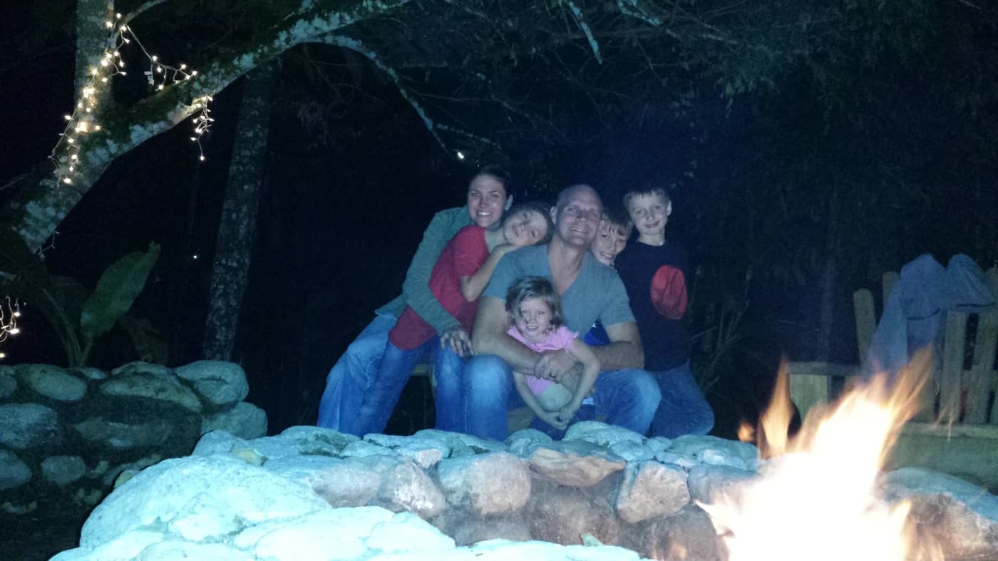 Dug Popovich and his family during a Foreign Service posting in Honduras
